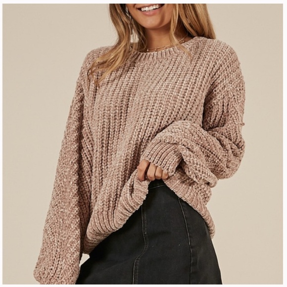 New Flecked Cotton Blended Knit Crop Sweater - Picture 1 of 4